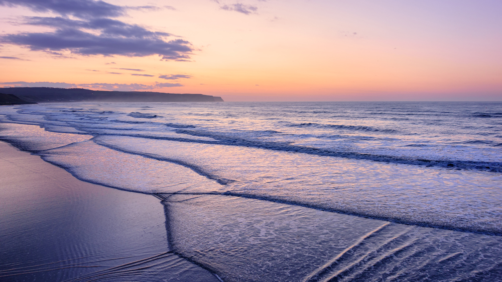 Whitby after sunset. Hand held on a Sony RX100