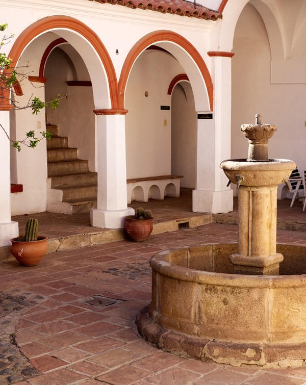 Hostle Courtyard, Potasi, Bolivia