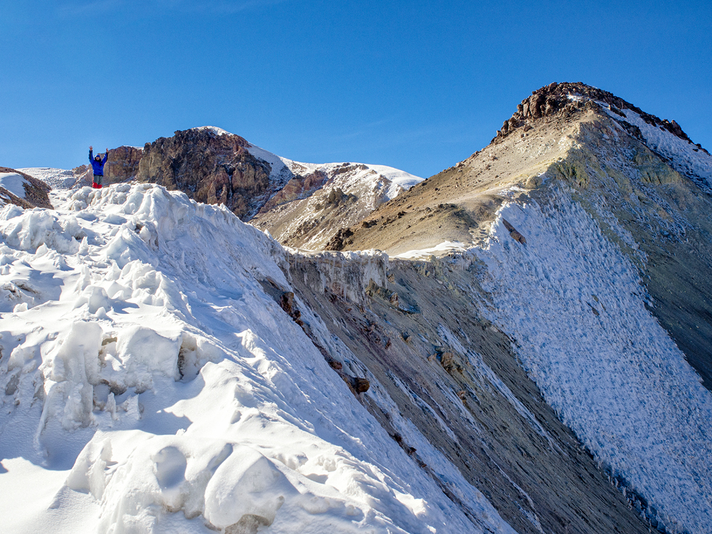 Heading for the Summit of Acantango (6,054m). 5,700m at this point. Olympus EM5 with 12-40mm lens. Processed with Exposure 7.