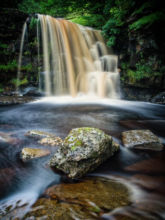 Waterfall at Keld in the Yorkshire Dales. Olympus EM5 and Lee 6 stop ND Filter