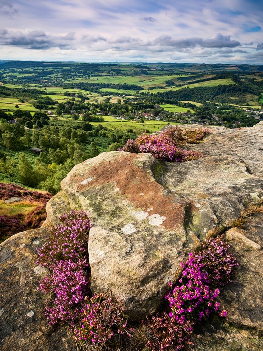Curbar Edge in the Peak District. Olympus EM5, f/8.0, ISO200, 1/13", Lee 0.6 ND Grad.
