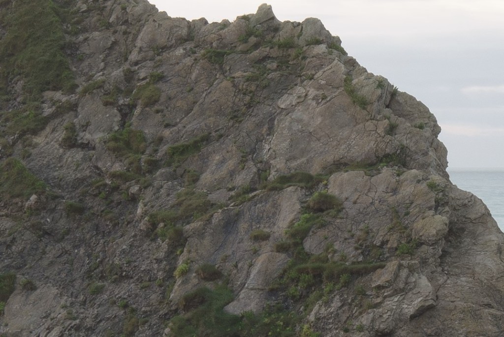 Shadow area following recovery, magnified to 100%.