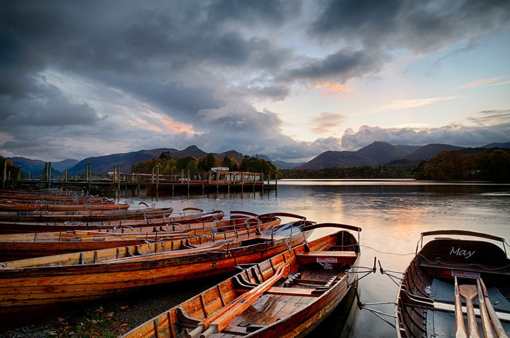 Derwent Water, Keswick. Canon 5D MKII. 4 Image sequence merged to HDR with Nik HDR Efex Pro 2.