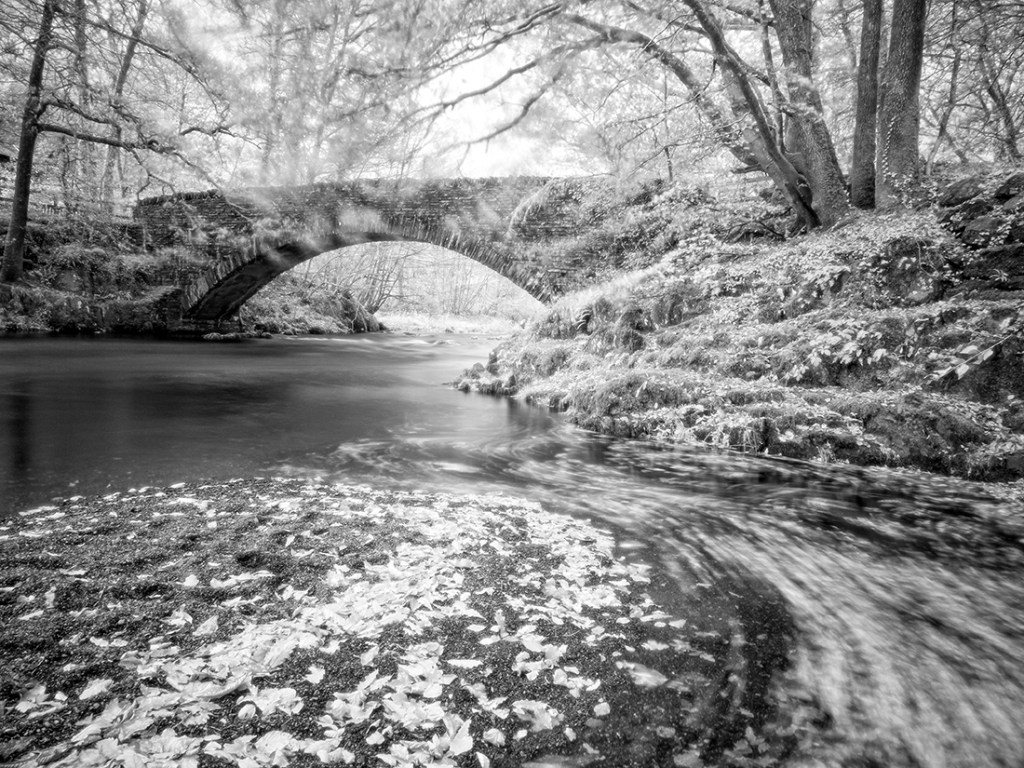 Clappersgate Bridge, The Lake District. Olympus EM5 with Infrared Conversion.