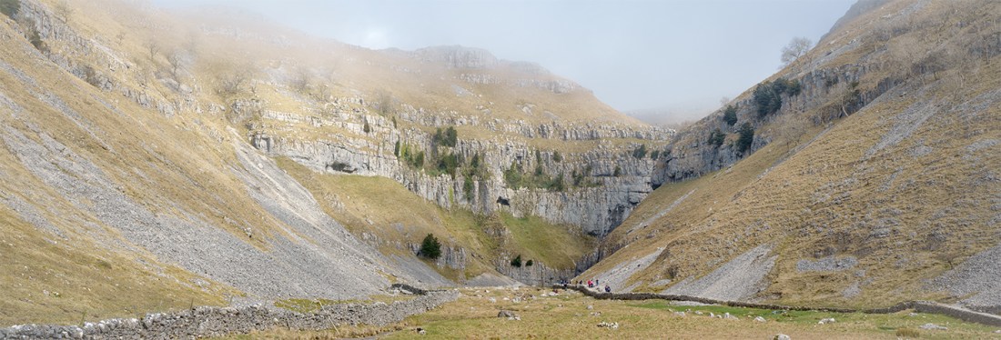 Gordale Scar, The Yorkshire Dales. Three image stitch with the Sony RX10.