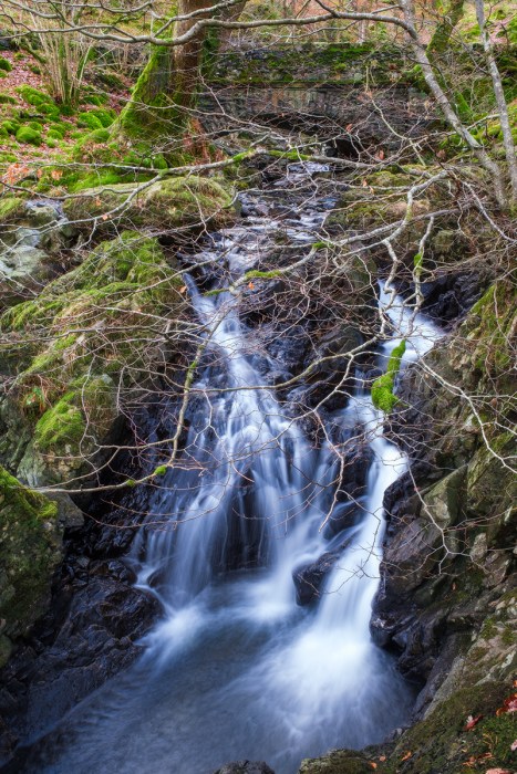 Waterfall near Thirlmere i the Lake District. Fuji XT2.