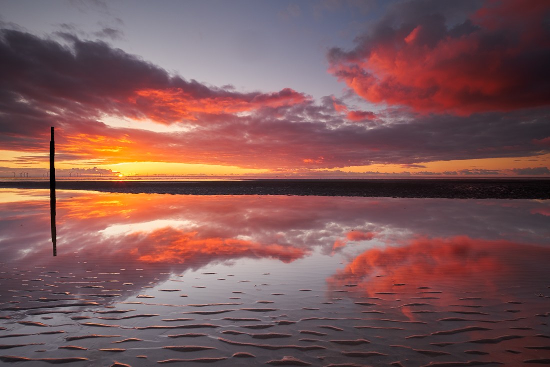Formby Beach at Sunset