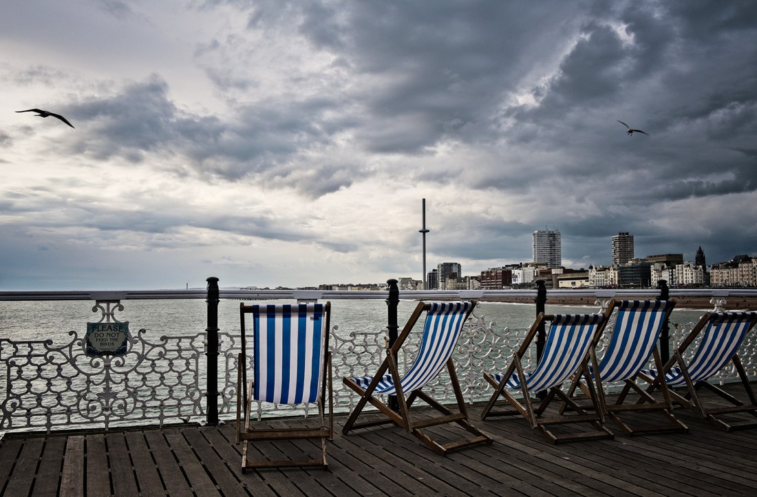 Brighton from the pier.