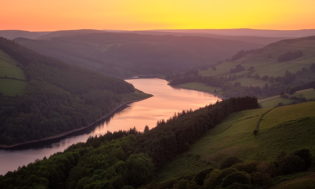 Ladybower sunset, Peak District