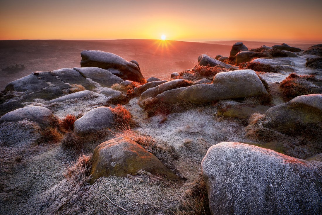 Higger Tor sunrise, Peak District