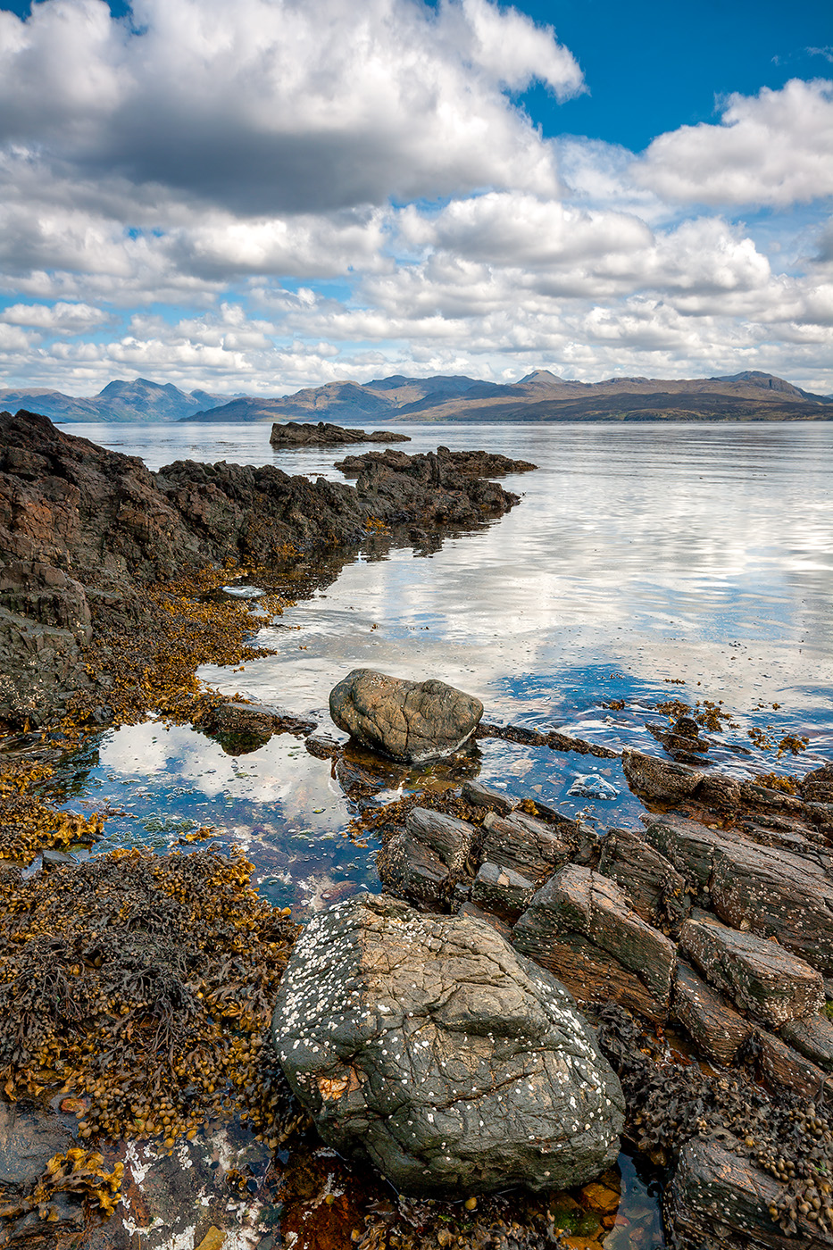 Views across the Sound of Sleat from Ardvasar, Skye