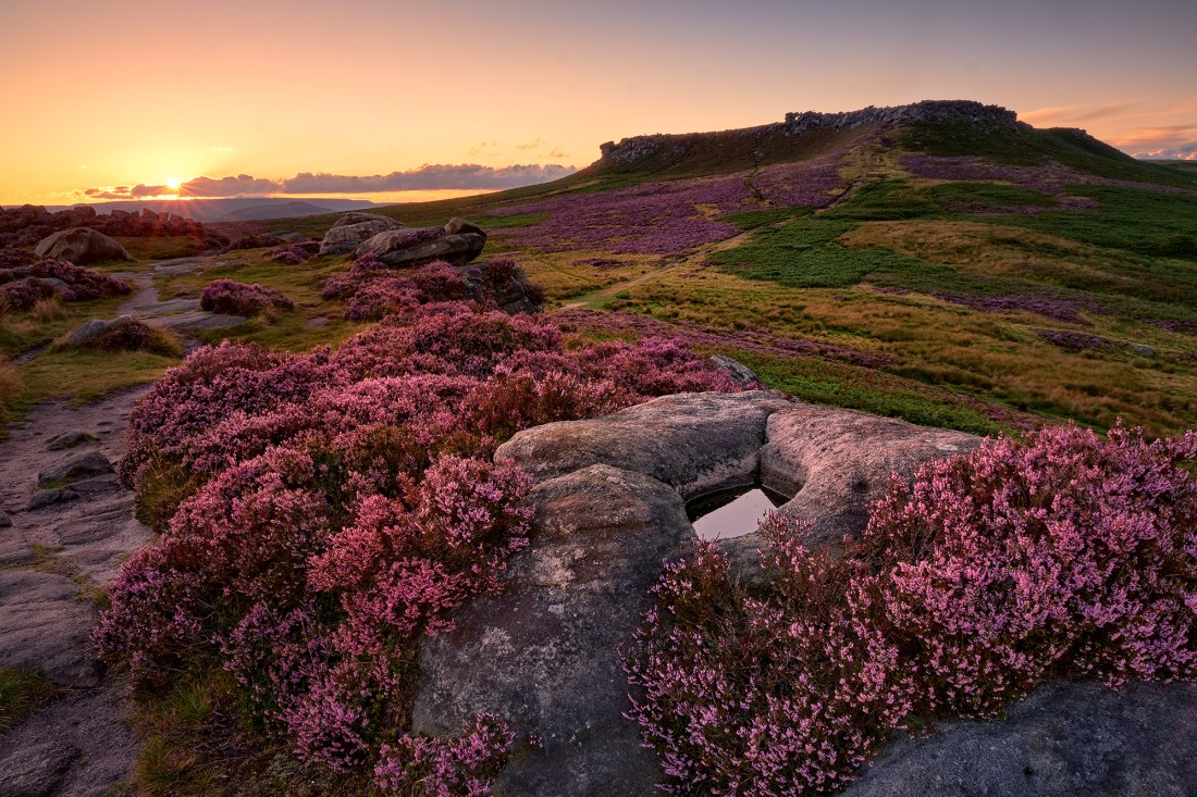 Higger Tor from Carl Wark in the Peak District