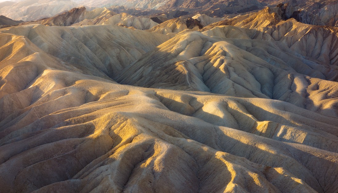 Near to Zabriskie Point in Death Valley